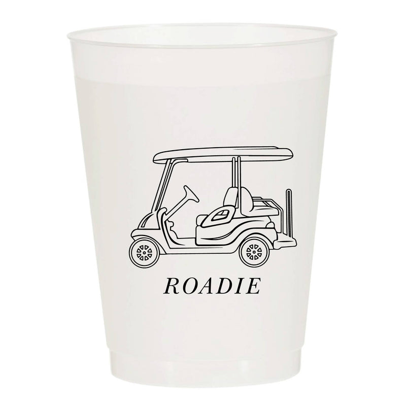 Golf Cart Roadie Masters To Go Reusable Cup - Set of 10 Cups