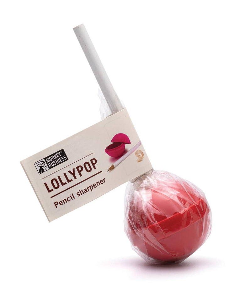 Lollypop Pencil Sharpener | Red