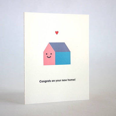 Congrats On Your New Home | New Home Card Cards Fugu Fugu Press  Paper Skyscraper Gift Shop Charlotte