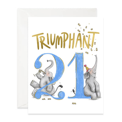 Triumphant 21 Cards Good Juju Ink  Paper Skyscraper Gift Shop Charlotte