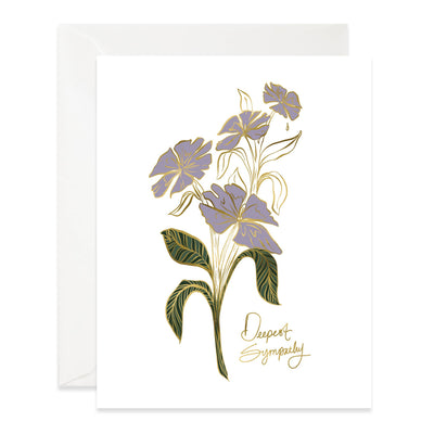 Weeping Botanical | Sympathy Card Cards Good Juju Ink  Paper Skyscraper Gift Shop Charlotte
