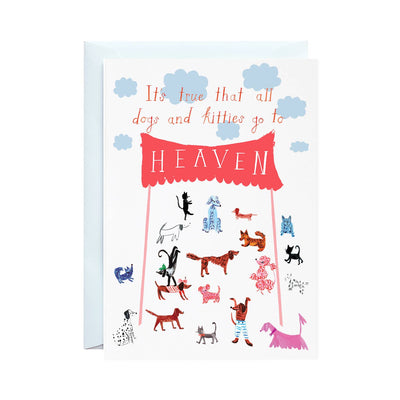 Doggies in Heaven  | Pet Sympathy Cards Mr. Boddington's Studio  Paper Skyscraper Gift Shop Charlotte