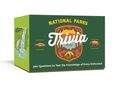 National Parks Trivia: A Card Game: 390 Questions to Test the Knowledge of Every Enthusiast (Ultimate Trivia Card Games) BOOK Penguin Random House  Paper Skyscraper Gift Shop Charlotte