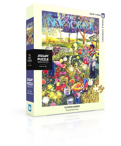1000 Piece Jigsaw Puzzle | NY Flower Garden Jigsaw Puzzles New York Puzzle Company  Paper Skyscraper Gift Shop Charlotte