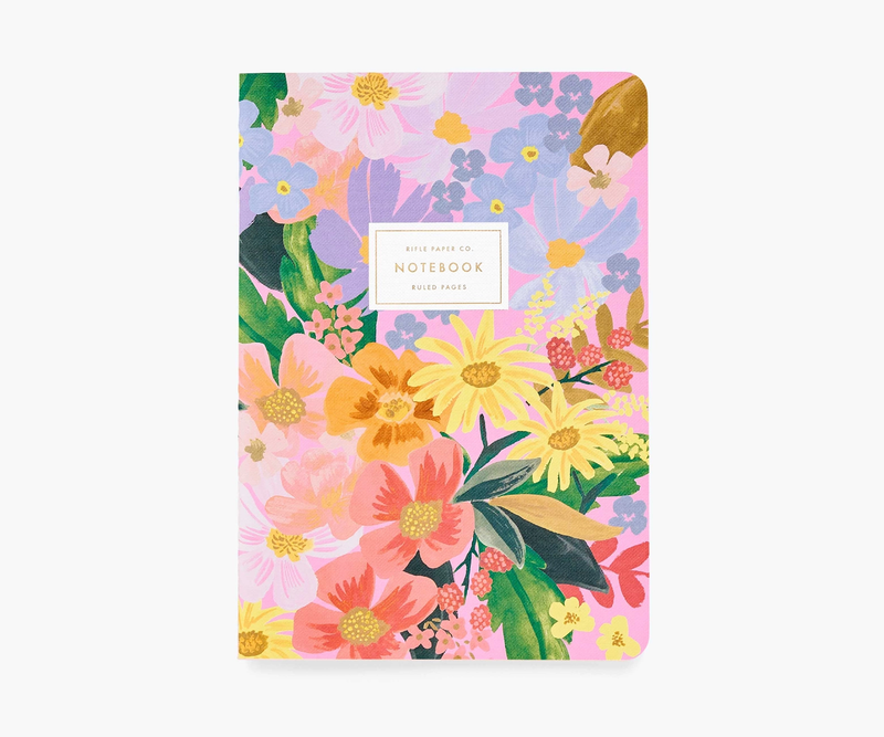 Marguerite Sticked Notebooks | Set of 3 Journals Rifle Paper Co  Paper Skyscraper Gift Shop Charlotte