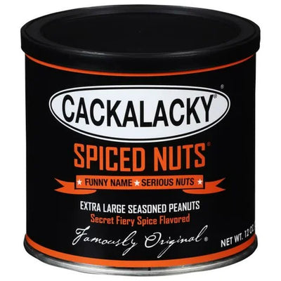Cackalacky Spice Nuts 12oz  Blue Mountain  Paper Skyscraper Gift Shop Charlotte