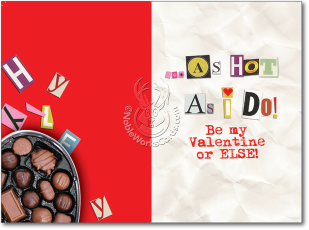 Never Find Your Body Hysterical Valentine's Day Printed Greeting Card Greeting Cards NobleWorks  Paper Skyscraper Gift Shop Charlotte