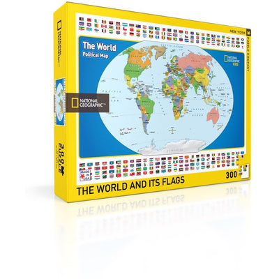 300 Piece Jigsaw Puzzle | The World Kids Map Jigsaw Puzzles New York Puzzle Company  Paper Skyscraper Gift Shop Charlotte