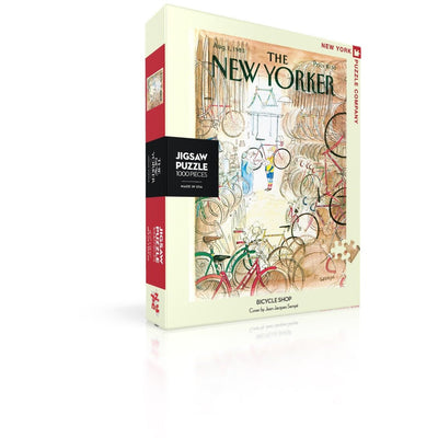 1000 Piece Jigsaw Puzzle | NY Bicycle Shop Jigsaw Puzzles New York Puzzle Company  Paper Skyscraper Gift Shop Charlotte