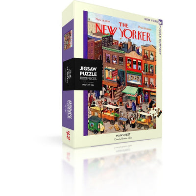 1000 Piece Jigsaw Puzzle | NY Main Street Jigsaw Puzzles New York Puzzle Company  Paper Skyscraper Gift Shop Charlotte