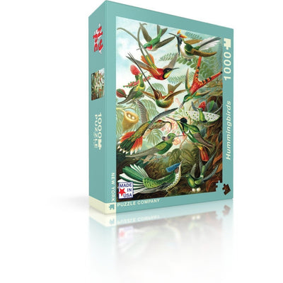 1000 Piece Jigsaw Puzzle | Hummingbirds Jigsaw Puzzles New York Puzzle Company  Paper Skyscraper Gift Shop Charlotte