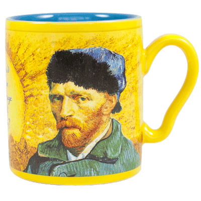 Mug | Van Gogh Mugs Unemployed Philosophers Guild  Paper Skyscraper Gift Shop Charlotte