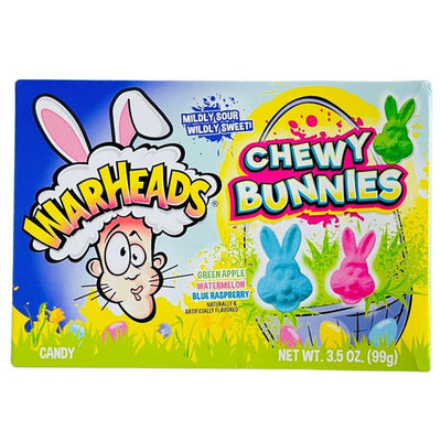 WARHEADS CHEWY BUNNIES THEATER BOX Easter Redstone Foods  Paper Skyscraper Gift Shop Charlotte