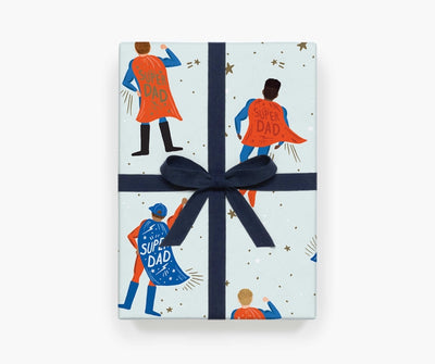 Super Dad Wrapping Sheet  Rifle Paper Co  Paper Skyscraper Gift Shop Charlotte